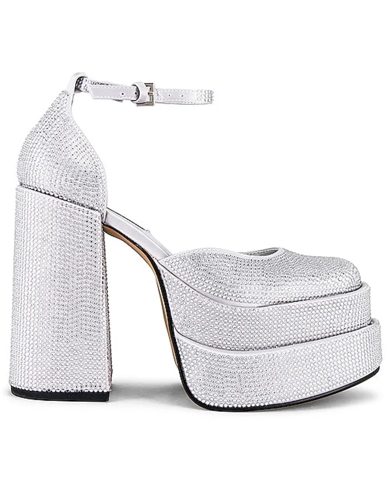 Steve Madden HIGH-HEELS CHARLIZE in Metallic Silver Metallic