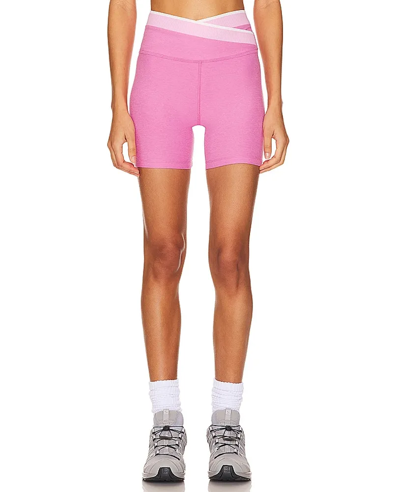 BEYOND YOGA SHORTS SPACEDYE IN THE MIX in Pink Pink