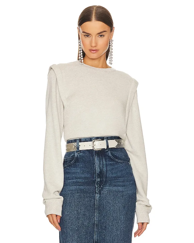 Étoile Isabel Marant SWEATSHIRT MASSON in Light Grey Light