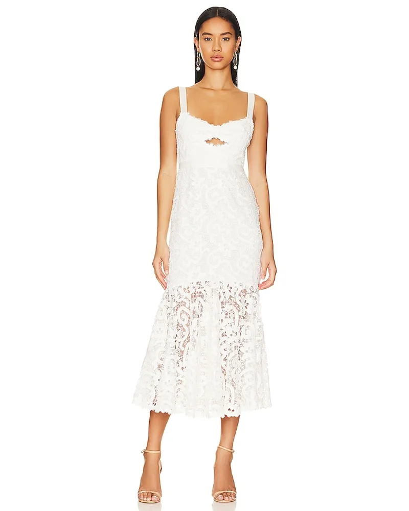 SAYLOR MIDI-KLEID LESLI in White White