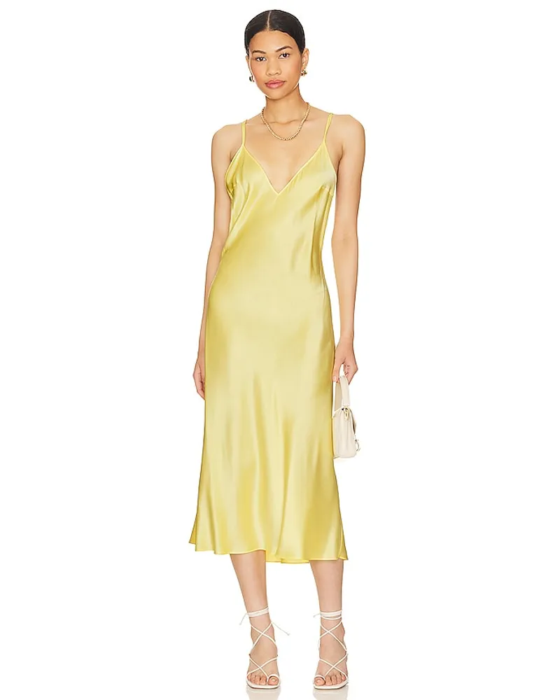 Dannijo KLEID DEEP V in Yellow Yellow