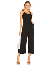 superdown JUMPSUIT MIT VOLANTS VICTORIA in Black Black