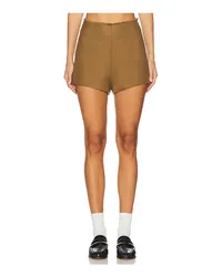 NONCHALANT LABEL SHORTS TIANA in Brown Brown