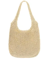 8 Other Reasons Slouch Raffia Bag in Beige Beige