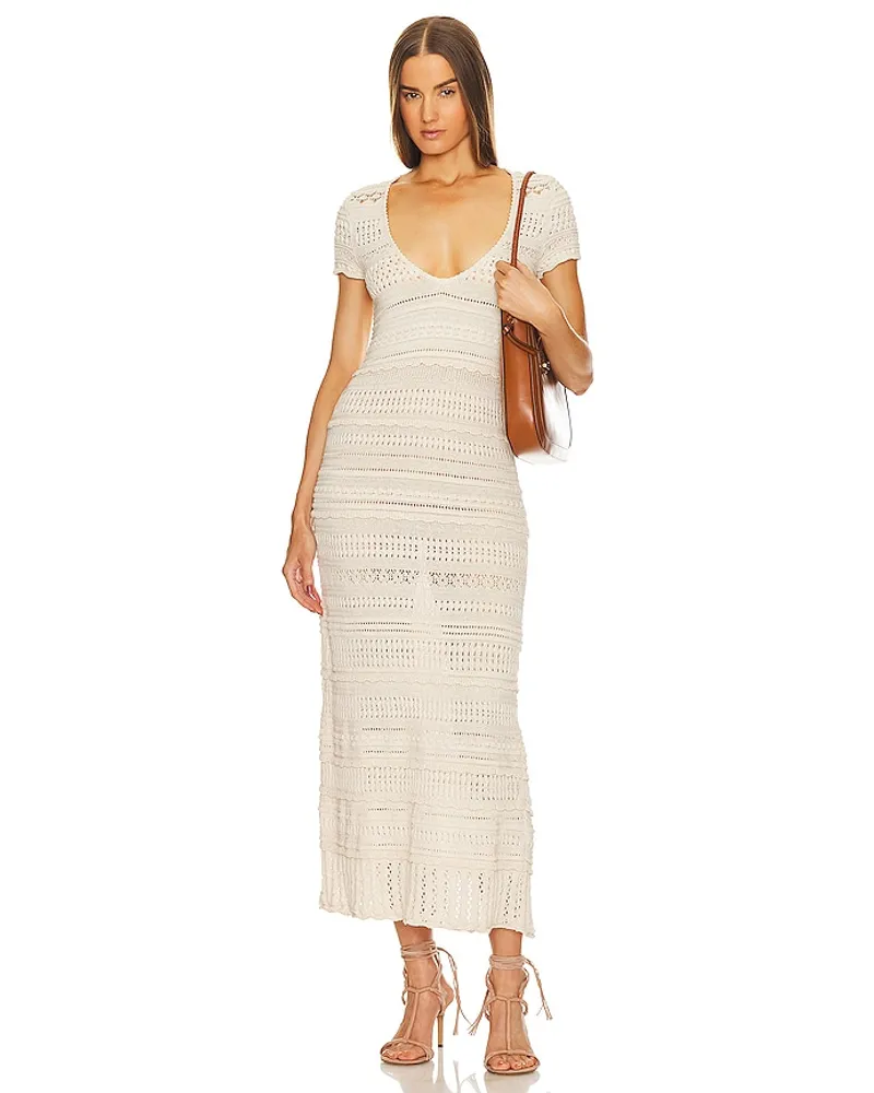 Étoile Isabel Marant KLEID JINNY in Cream Cream