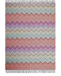 Missoni Home DECKE PERSEO THROW in Purple Purple