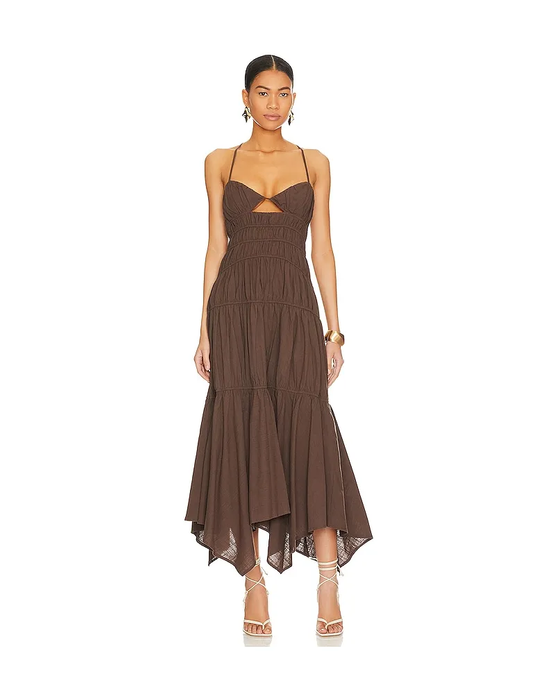 SNDYS KLEID TAHLIA in Brown Brown