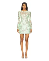 BRONX AND BANCO MINIKLEID MARAYA MINT FLORAL LONG SLEEVE in Mint Mint