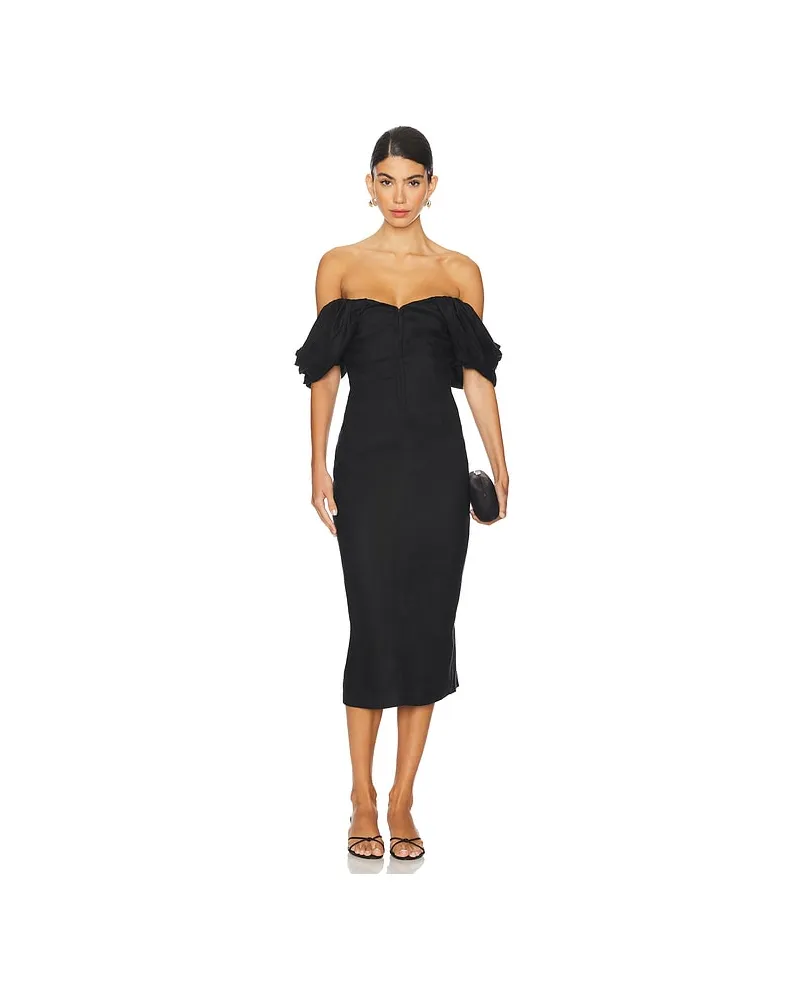 ASTR the Label MIDI-KLEID OPAL in Black Black