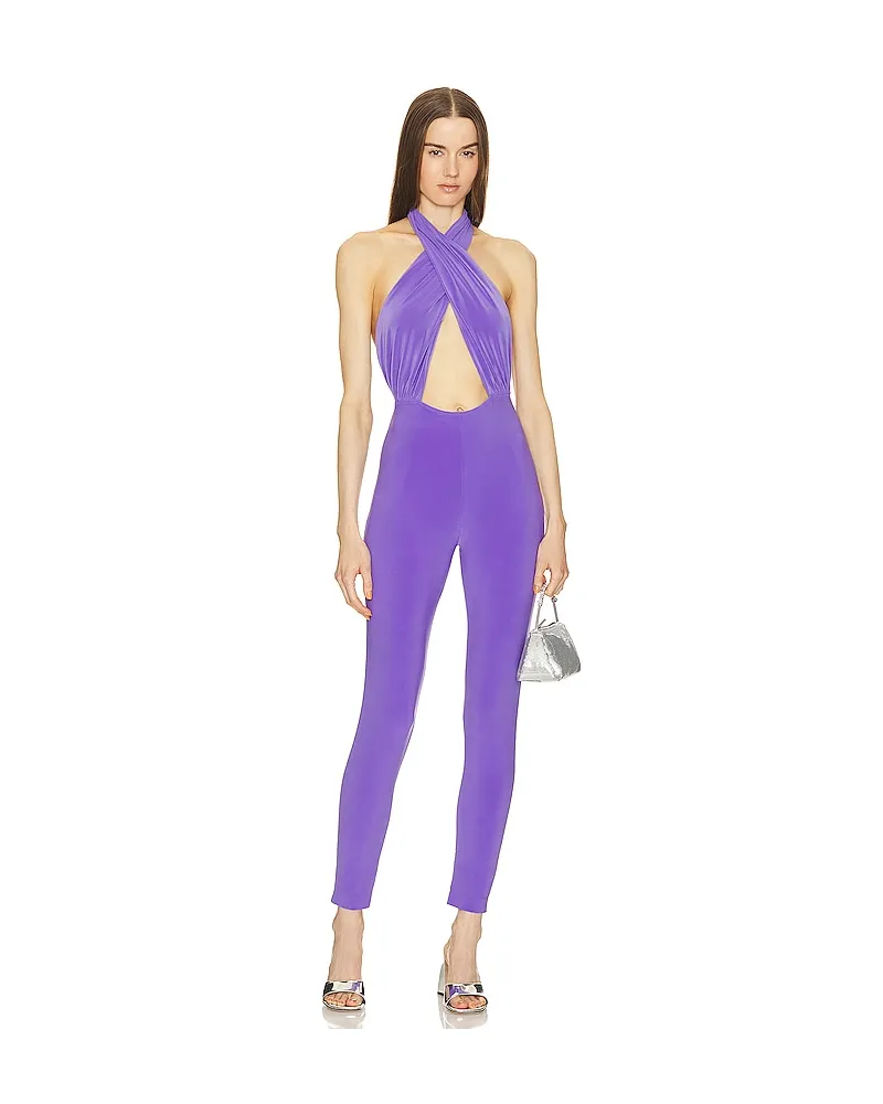 Norma Kamali JUMPSUIT in Purple Purple