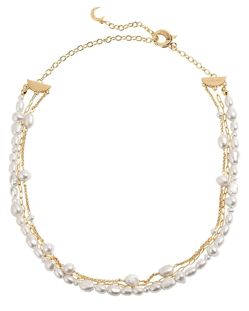 Lili Claspe CHOKER NADINE in Metallic Gold Metallic