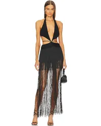 Michael Costello KLEID SILVA in Black Black