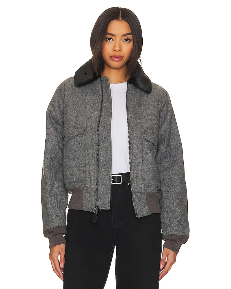 Alpha Industries JACKE B-10 in Charcoal Charcoal