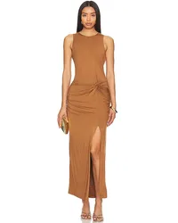 SOVERE MIDI-KLEID REVELATION in Brown Brown