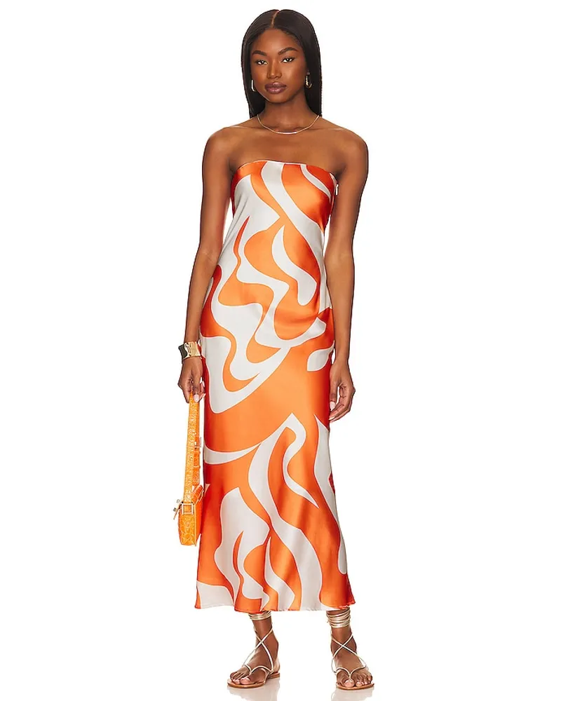 SNDYS KLEID ANGEL in Orange Orange