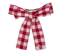HAARSPANGE GINGHAM ANTOINETTE BOW in Red