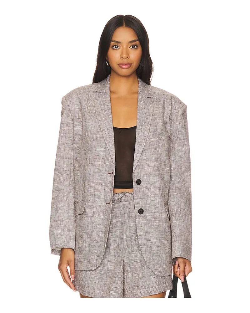 Anine Bing BLAZER QUINN in Taupe Taupe