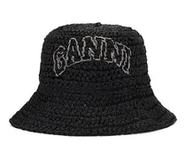 Summer Straw Hat in Black