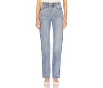 JEANS SUPER HIGH RISE STRAIGHT in Blue