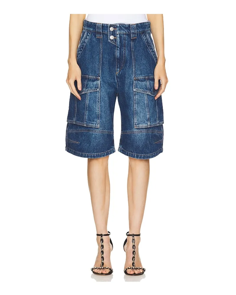 Étoile Isabel Marant SHORTS MIT TUNNELZUG UND GROSSEN TASCHEN HORTENS in Blue Blue