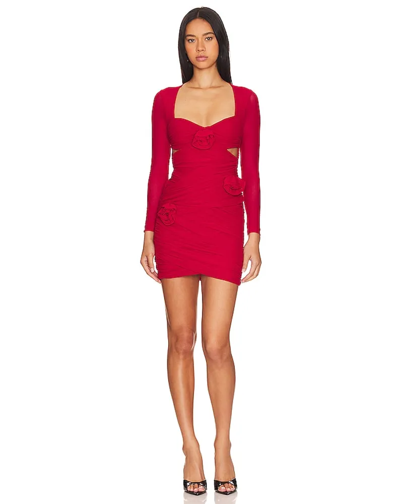 Bardot MINIKLEID MIT MESHPARTIEN PIPPA MESH MINI DRESS in Red Red