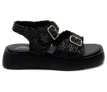 Mandi Weave Sandal in Black