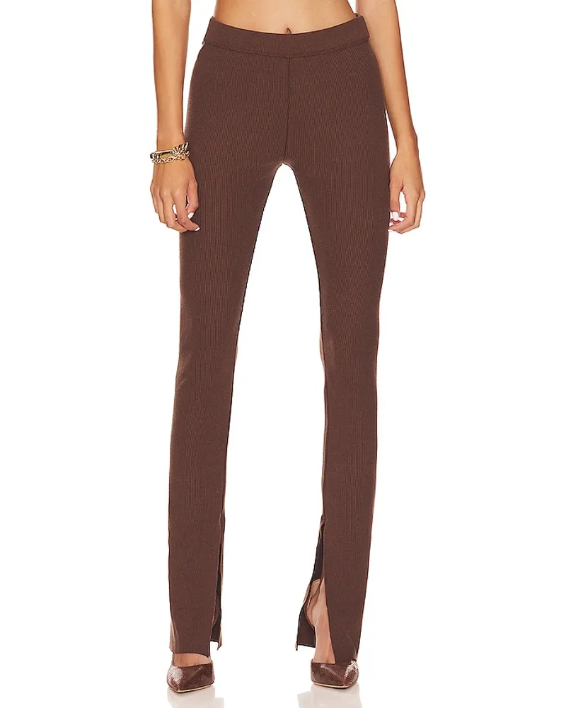 The Range LEGGINGS SLIT in Chocolate Chocolate