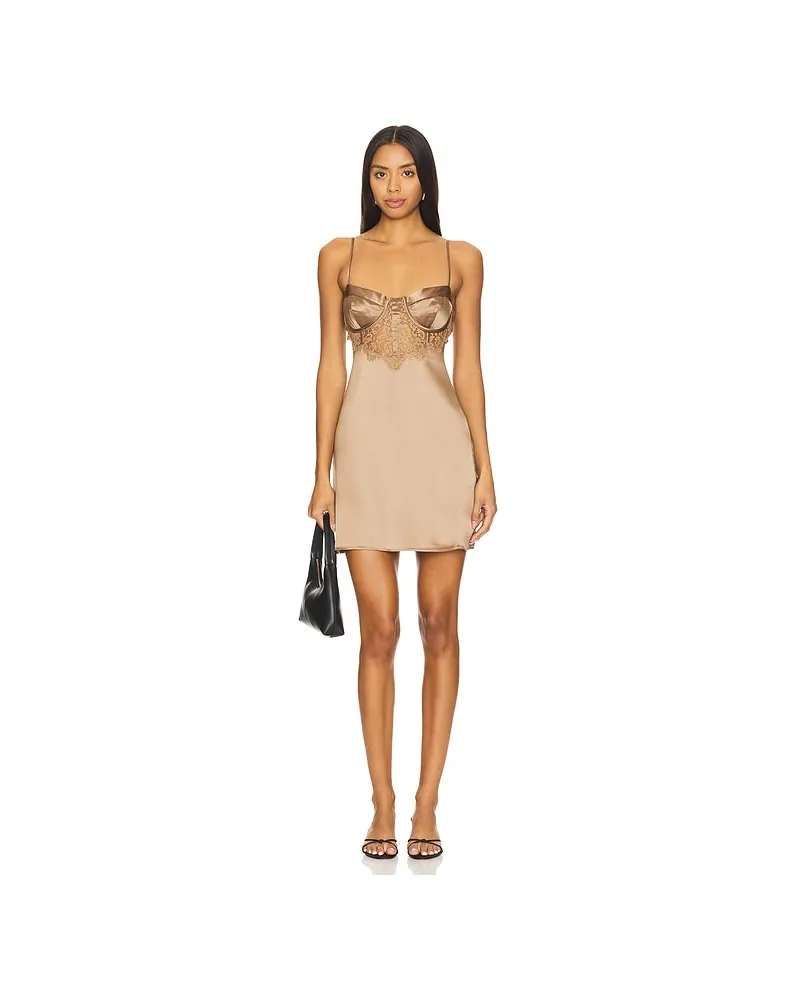 CAMI NYC KLEID SORAYA in Tan Tan