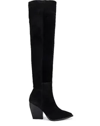 AllSaints BOOTS, VELOURS REINA in Black Black