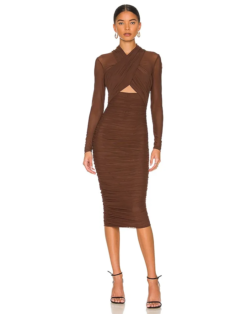 Bardot KLEID ALIYAH in Chocolate Chocolate