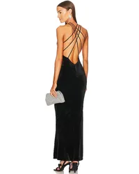 Michael Costello KLEID TAWNY in Black Black