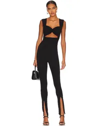 NONCHALANT LABEL CATSUIT JAIME in Black Black