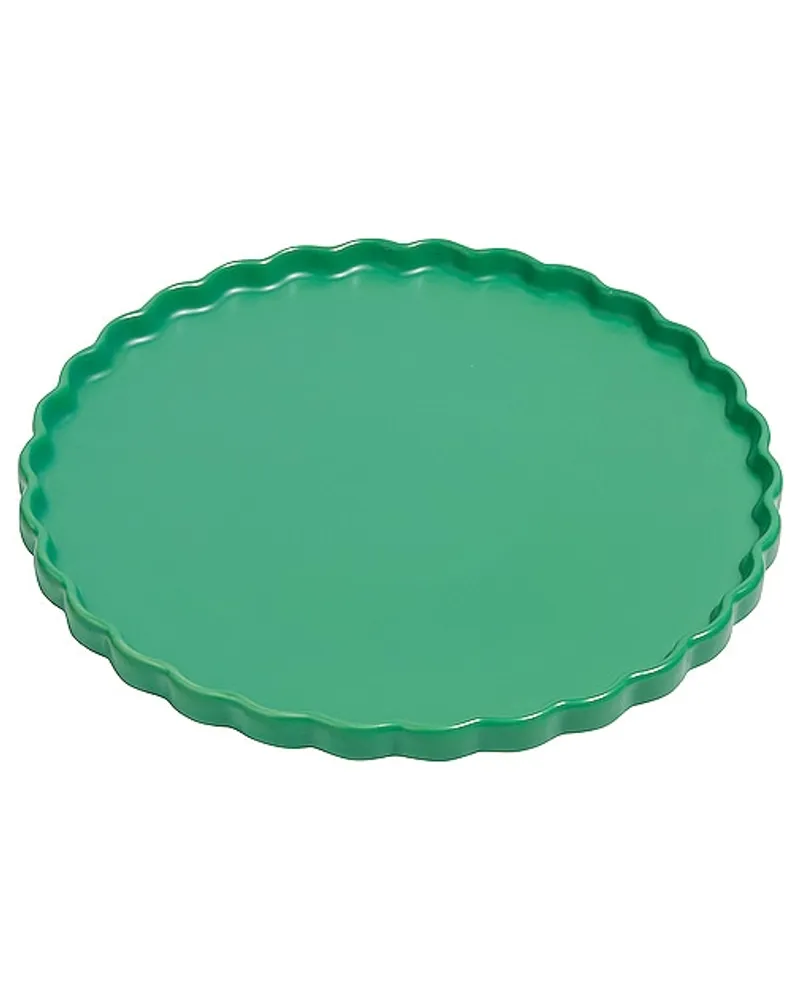 Fazeek BEILAGENTELLER CERAMIC SIDE PLATE in Dark Green Dark