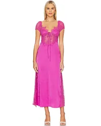 For Love and Lemons MAXIKLEID CASEY in Fuchsia Fuchsia