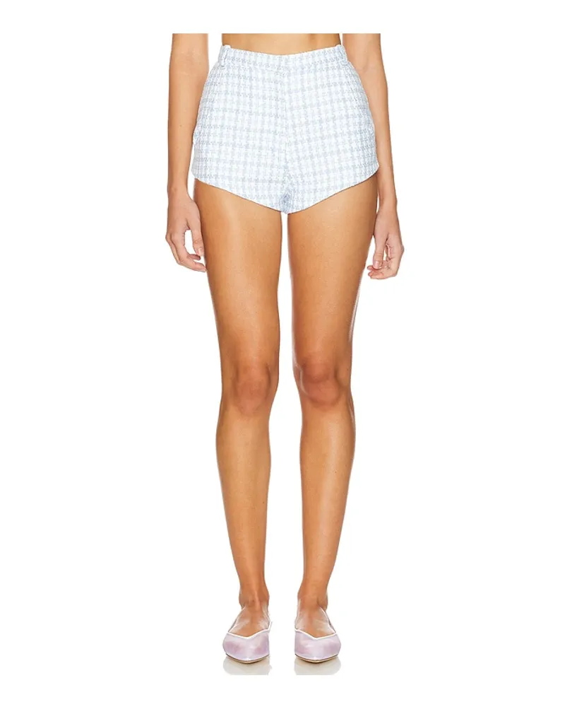 Amanda Uprichard SHORTS KELSO in Baby Blue Baby