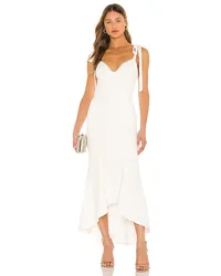 MAJORELLE MIDI-KLEID TENLEIGH in Ivory Ivory