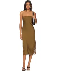 House of Harlow 1960 KLEID FRANCISCA in Olive Olive