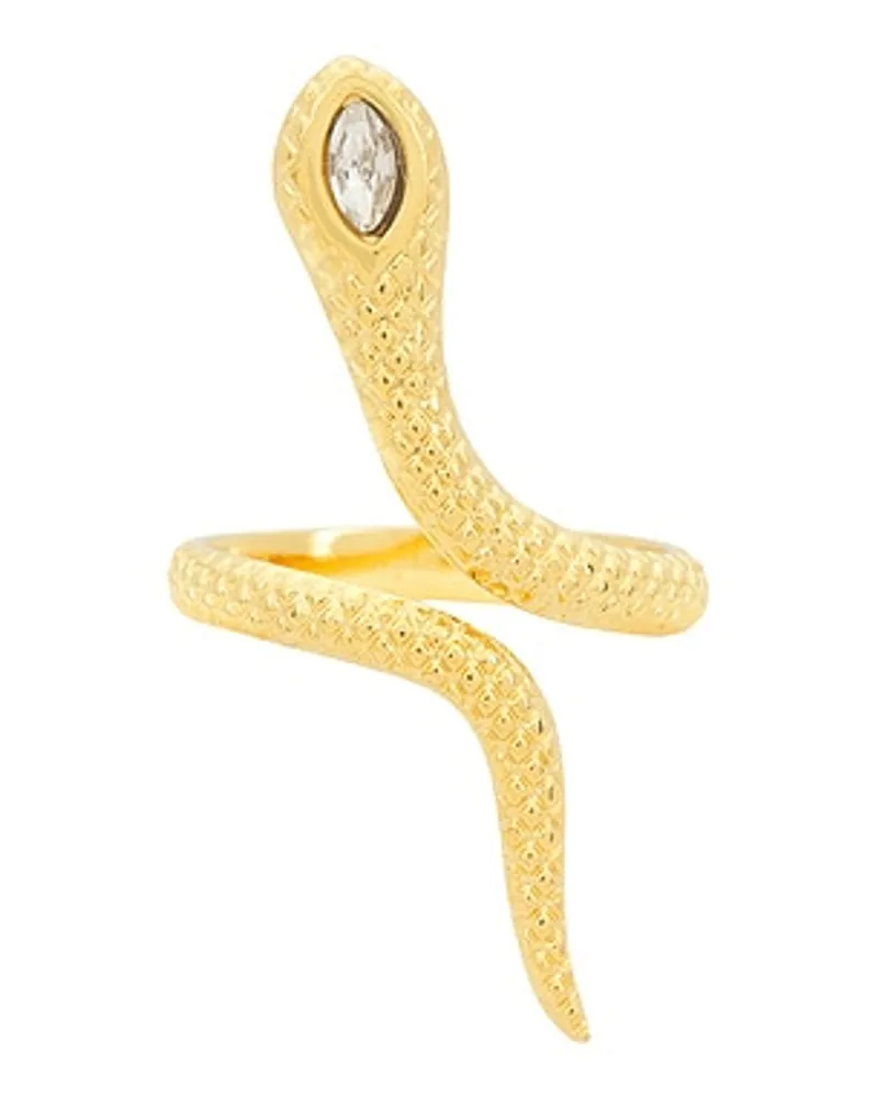 8 Other Reasons RING SERPENT in Metallic Gold Metallic