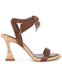 Alexandre Birman SANDALE ANKLE WRAP CLARITA in Chocolate Chocolate