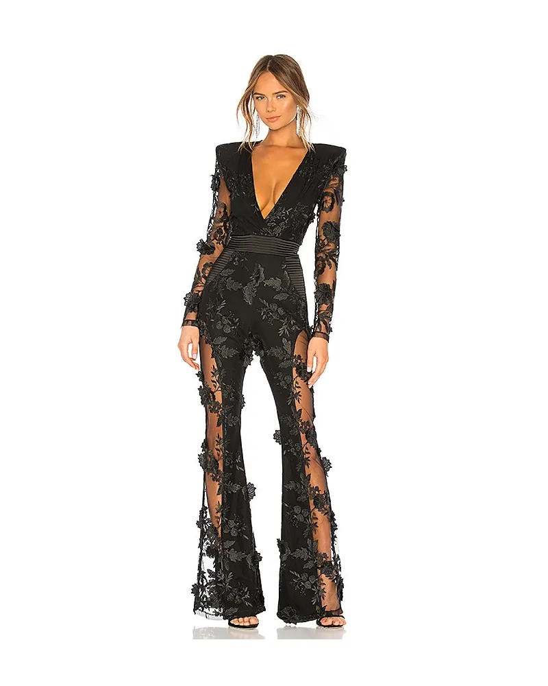 Zhivago JUMPSUIT WHERE YOU TEND A ROSE in Black Black