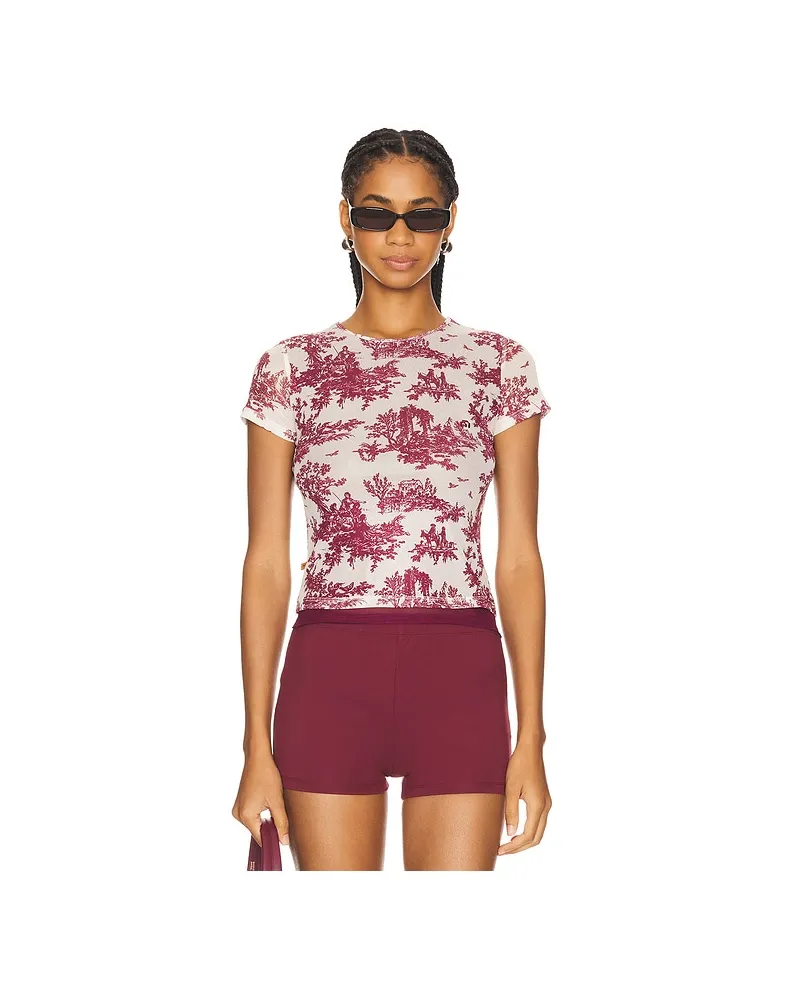 Miaou SHIRT MINI in Burgundy Burgundy