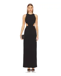 ET OCHS Naomi Halter Cut Out Gown in Black Black