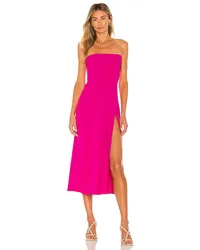 Amanda Uprichard MIDI-KLEID MANDY in Fuchsia Fuchsia