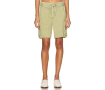 SHORTS SLOUCHY UTILITY TWILL in Olive