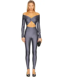 ANDAMANE SCHULTERFREIER JUMPSUIT KENDALL in Charcoal Charcoal