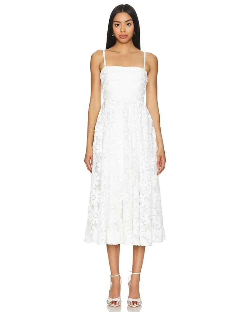 LIKELY MIDI-KLEID GENO in White White