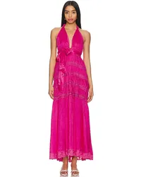 LoveShackFancy MINIKLEID VENDIMA in Fuchsia Fuchsia