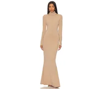 MAXIKLEID ALL OUT in Taupe
