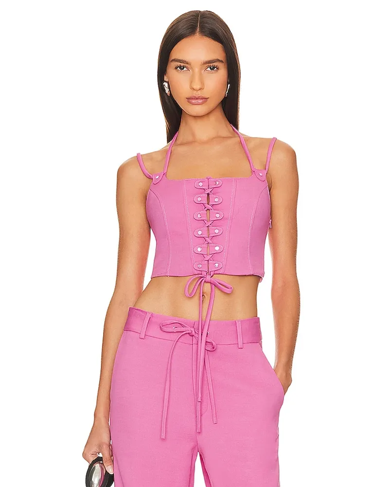 Monse BUSTIER in Pink Pink