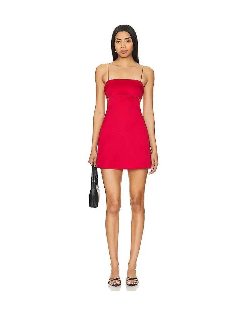 MORE TO COME KLEID TANYA CUT OUT in Red Red